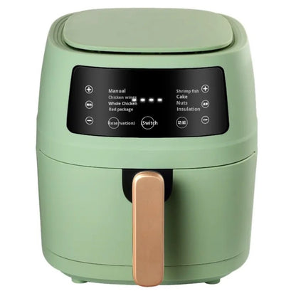 Factory Direct Modern 5L/6L Large Capacity Household Multifunctional Air Fryer Electric with Plastic Material Gift